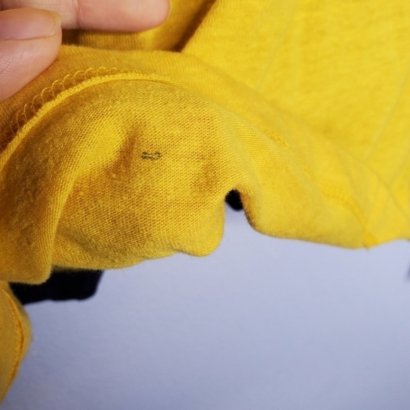 Urban Outfitters Navy Blue Color Block North League Long Sleeve Graphic T-Shirt - Picture 9 of 9